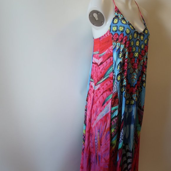 TRUE COLOURS BY LA MODA CLOTHING MAXI DRESS S/M * - Picture 7 of 12